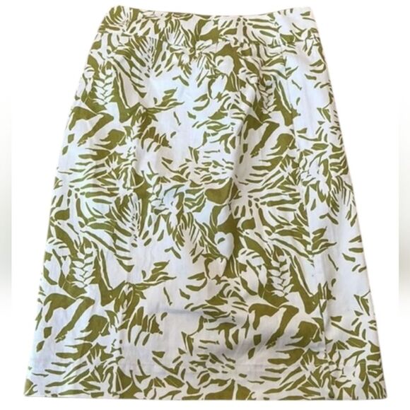 Maeve Summer Denim Cotton Daintree Pencil Skirt W Slit Size M Us 8 - Picture 4 of 12